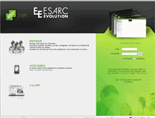 Tablet Screenshot of esarc-evolution.net