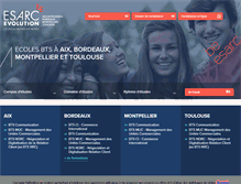 Tablet Screenshot of esarc-evolution.fr